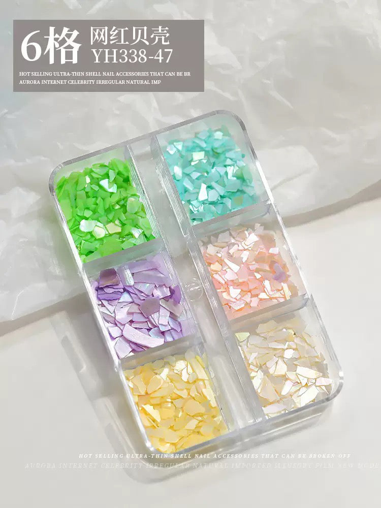 Concha Nacar para Decoracion de Uñas Acrilicas