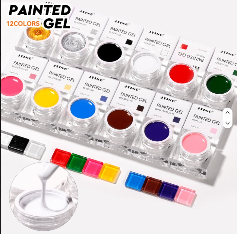 Painted Gel