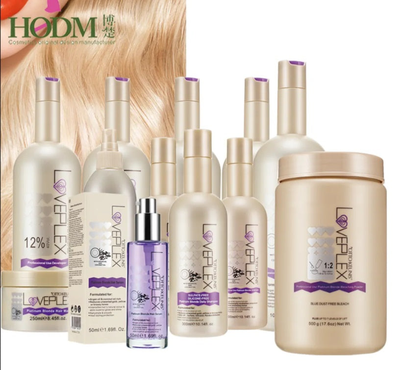 Shampoo y Acondicionador para cabello rubios y platinados