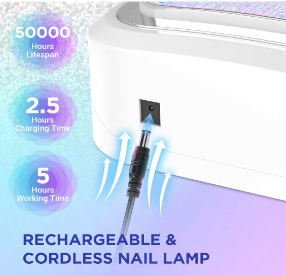Lampara recargable para Uñas