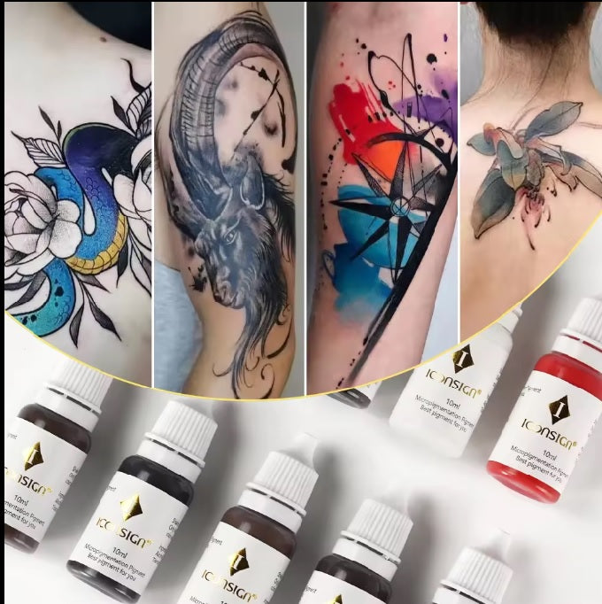 Pigmentos para Tatuaje