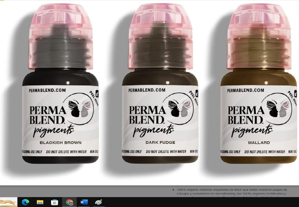 Pigmentos para Micropigmentacion en Labios