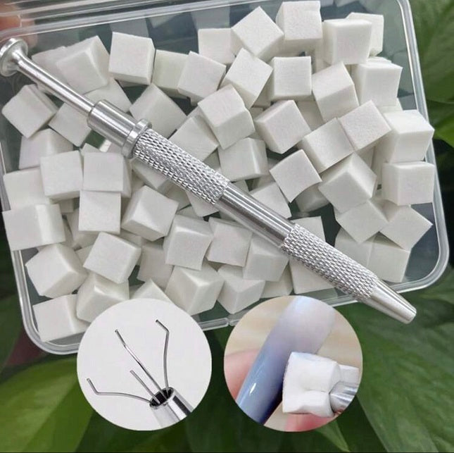 Set de Esponja para Difuminar Uñas Acrilicas