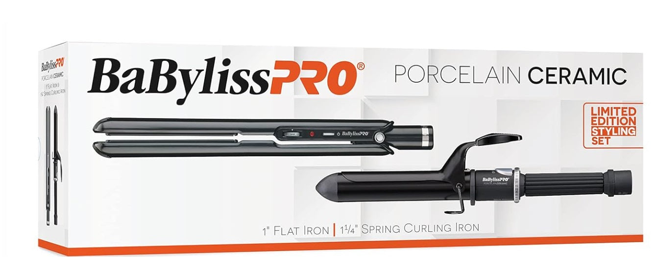 Babyliss Pro Set de Plancha y Enruladora